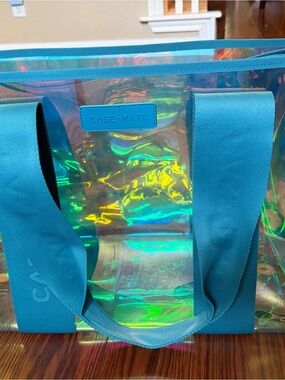 Case-Mate Iridescent Teal Tote Bag